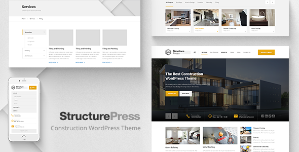 StructurePress — Construction and Architecture WordPress Theme Logo